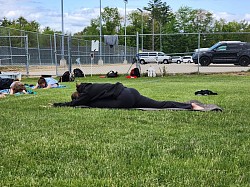 Yin Yoga Session at Spaulding High School